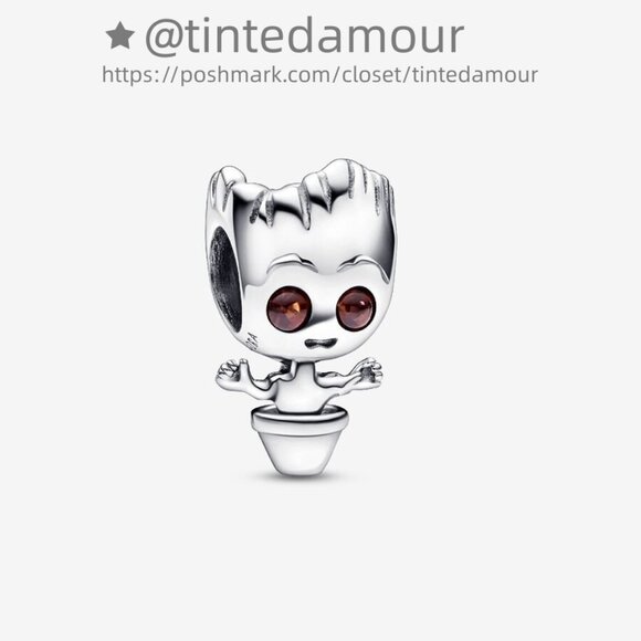 Pandora Marvel Guardians of the Galaxy Dancing Groot Charm - Picture 1 of 2